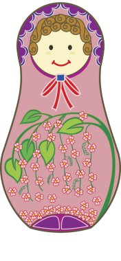 Matryoshkas clipart