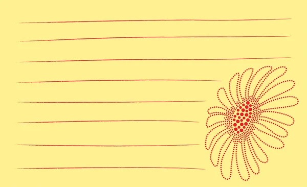 Точечный цветок — стоковый вектор