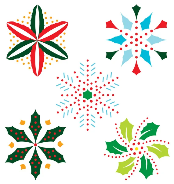 Christmas snowflake — Stock Vector