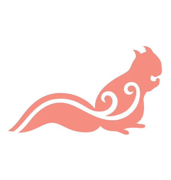 Écureuil manger — Image vectorielle