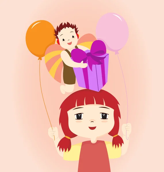 Jolie anniversaire — Image vectorielle