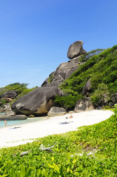 Similanské ostrovy pláže v jižním Thajsku — Stock fotografie