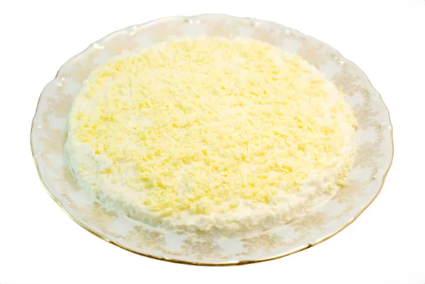 Insalata Mimosa Isolato Bianco — Foto Stock