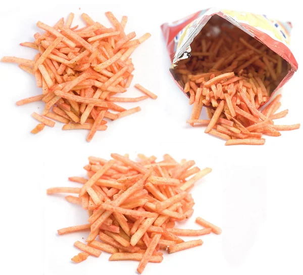 French Fries Seasonings White — Stock Photo, Image