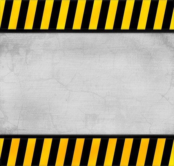 Metal Warning Template You Project — Stock Photo, Image