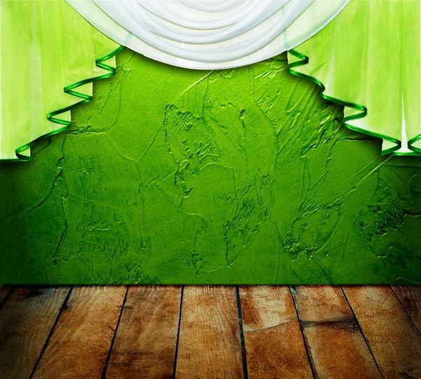 Grootse Opening Showroom Met Decoratief Patroon Muur — Stockfoto