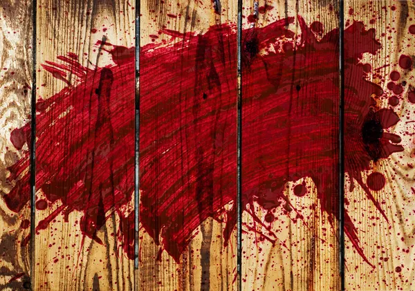 Blood on wall — Stock Photo, Image