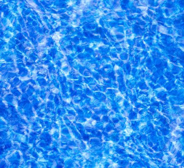 Seamless pattern of blue water in pool. clipart