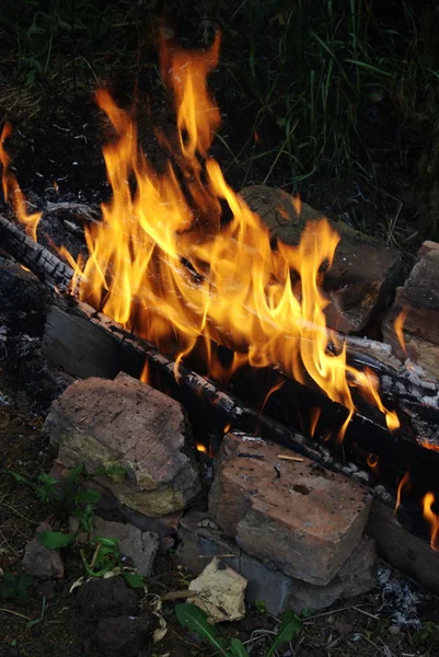 Fire Nature Closeup — Stock Photo, Image