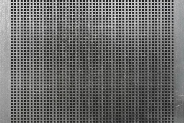 Grunge 金属的方形网格 — 图库照片