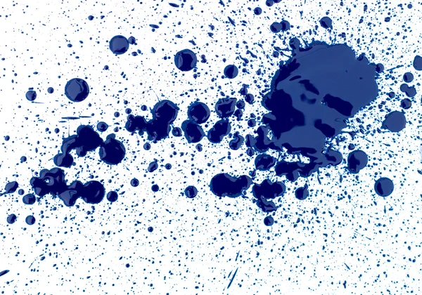 Composition Blot Grungy Monochrome Silhouettes — Stock Photo, Image