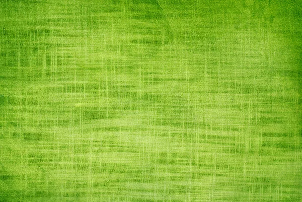 Grüne Leinen Textur Des Hintergrundes — Stockfoto