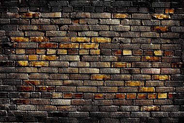Vintage brick wall background clipart