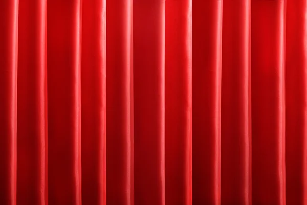 Červená opona — Stock fotografie