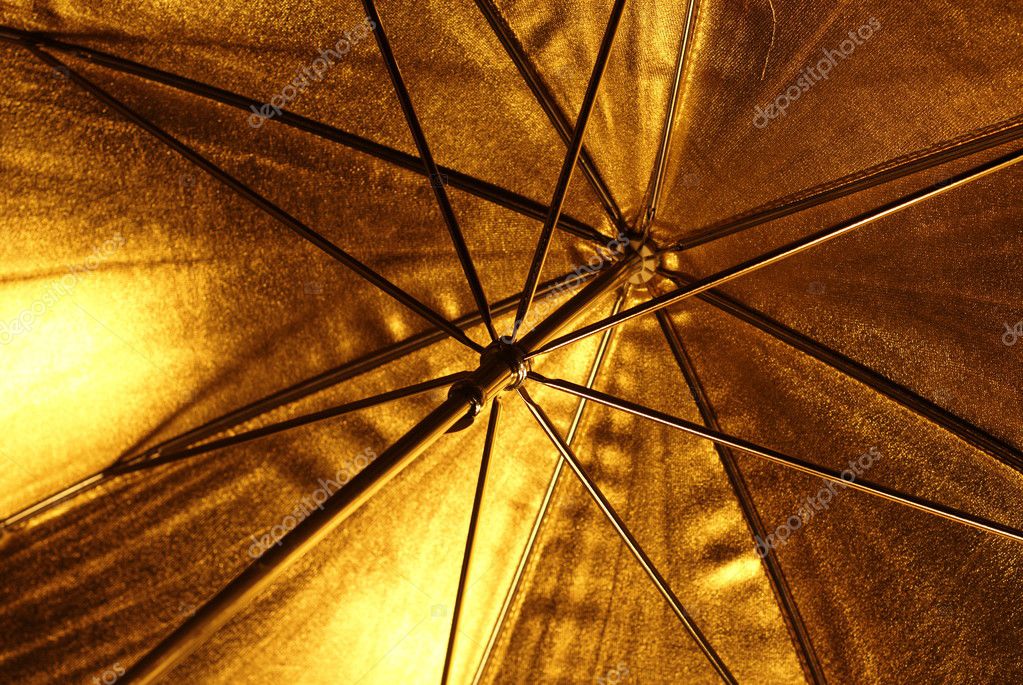 Golden umbrella — Stock Photo © studioDG 5029179