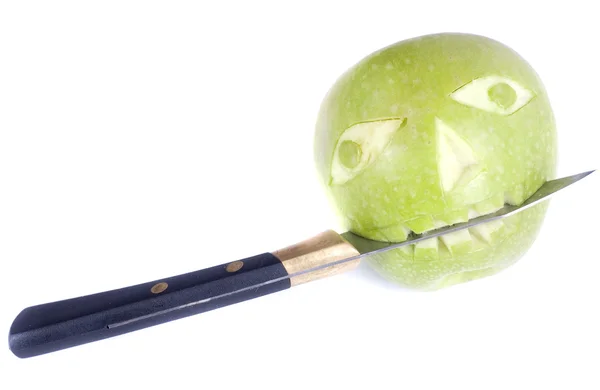 Кративное яблоко — стоковое фото