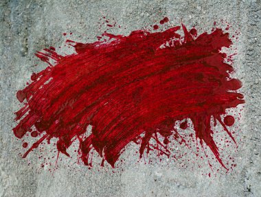 Blood on wall clipart