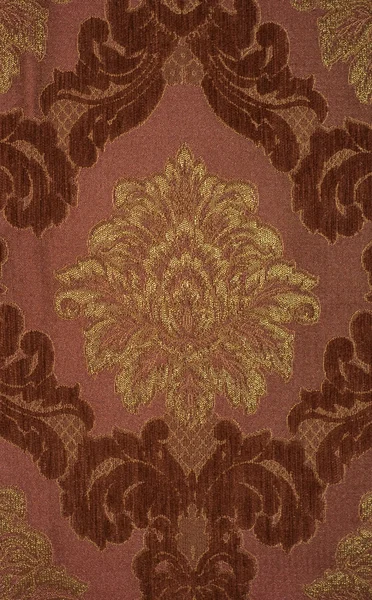 Винтажная ткань с большим фоном из роз — стоковое фото