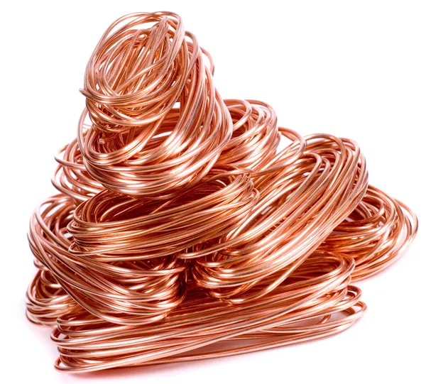Fios de cobre — Fotografia de Stock