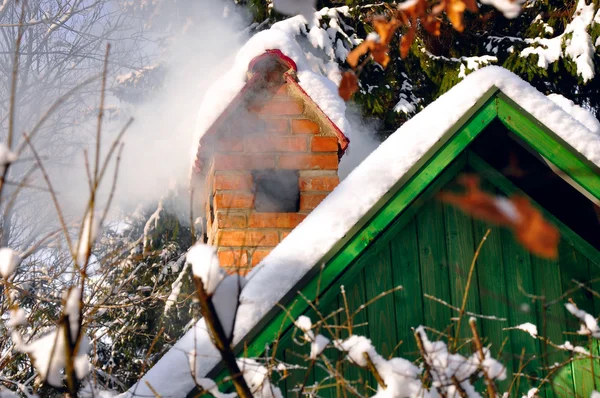 Зима Идиллическая Фотография — стоковое фото