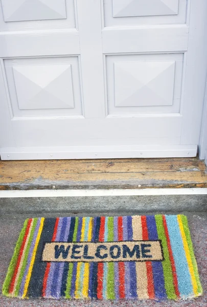 Tapis de porte de bienvenue — Photo