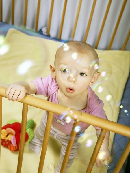 Baby a bubliny 2 — Stock fotografie