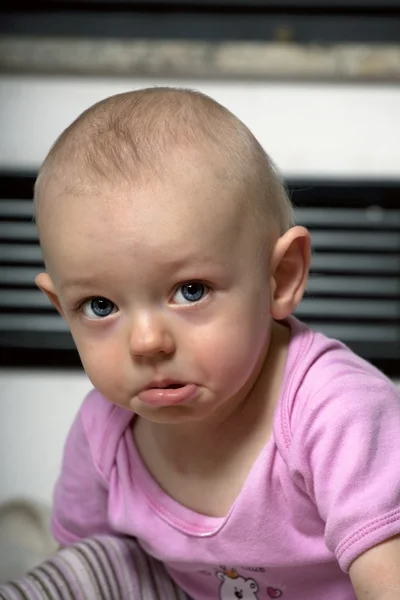 Sad baby — Stock Photo, Image