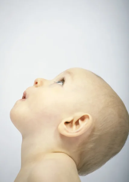 Bebê Bonito Olhando Para Cima — Fotografia de Stock