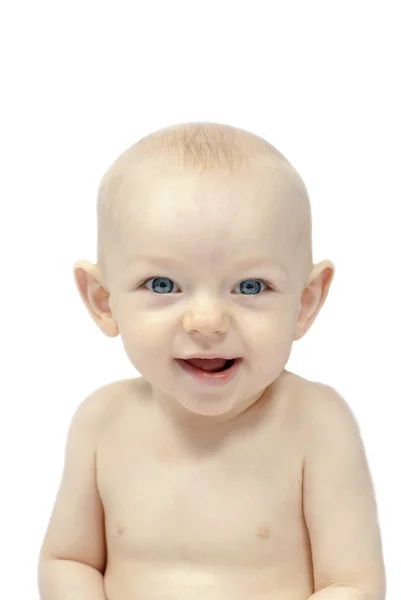 Retrato Bebé Sonriente —  Fotos de Stock
