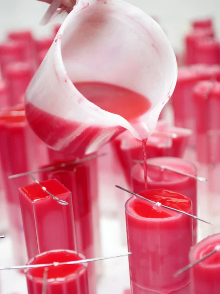 Versare le candele — Foto Stock