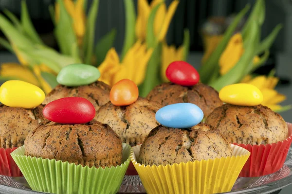 Easter muffins — Stock Photo, Image