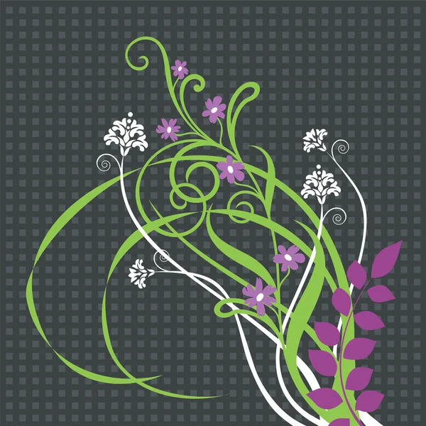 Krásný květinový ornament — Stockový vektor