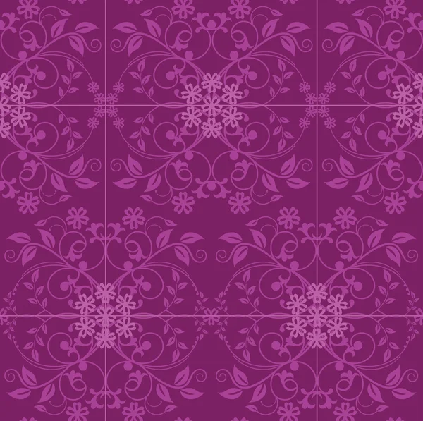 紫红色和粉红色的花卉壁纸 — 图库矢量图片