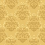 Luxury seamless golden floral wallpaper — Stock Vector © lina_s #4843155