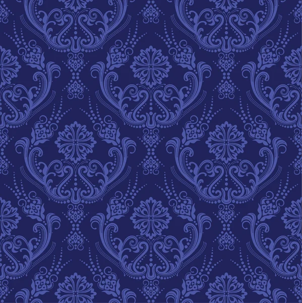 Blue victorian wallpaper Vector Art Stock Images Depositphotos