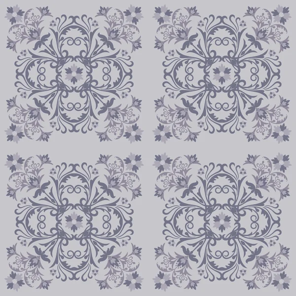 Seamless Floral Tile Pattern Image Vector Illustration — Stock Vector