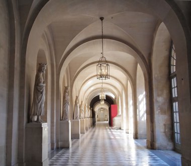 Palace Corridor , Hallway of Kings in Versailles clipart