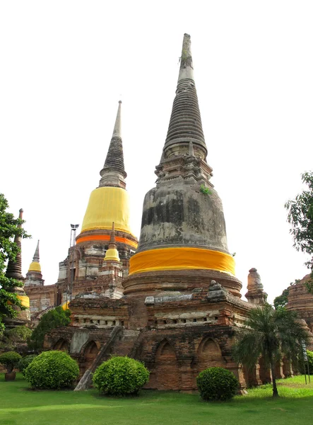 Wat yai chai mongkol chrám — Stock fotografie