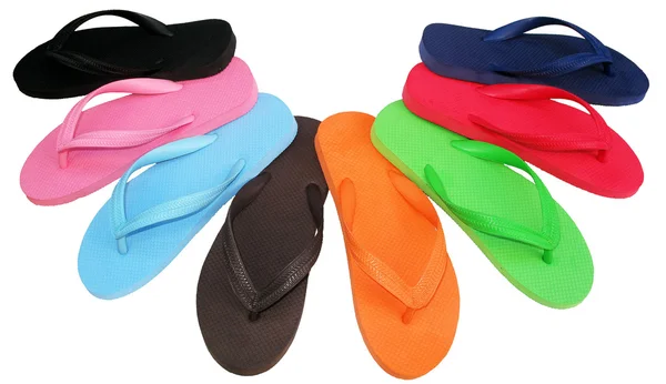 Flip flop kolorowy — Zdjęcie stockowe