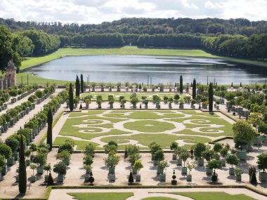 Dekoratif Bahçeleri Versailles Fransa, Avrupa portakal ağaçları ile