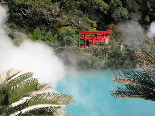Torii Tradiční Japonská Brána Nejvíce Obyčejně Nalezený Vchodu Nebo Rámci — Stock fotografie