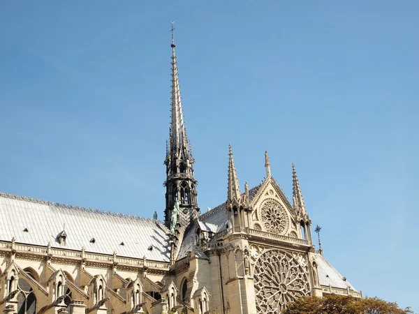 노트르담 프랑스 파리의 우리의 레이디 마리아에 파리에서 교회를 — 스톡 사진