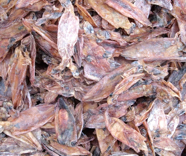 stock image Dried Squid at fresh Market in Bangkok Thailand