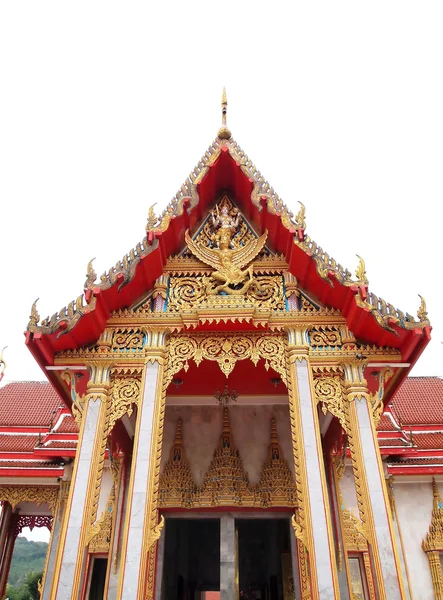 Wat Chalong Temple na ilha de Phuket, na Tailândia — Fotografia de Stock