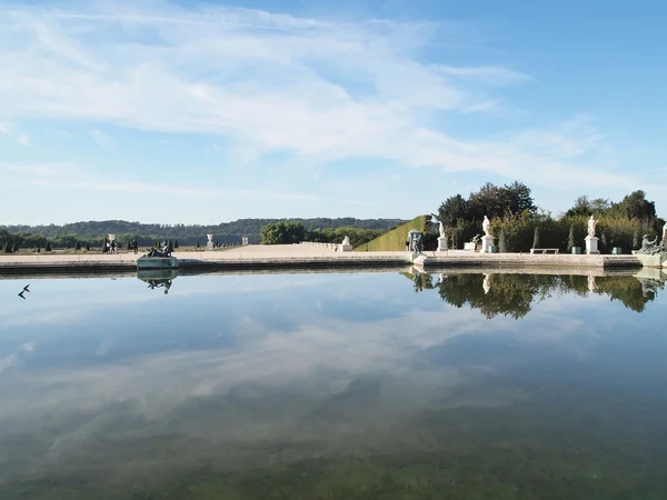 Blick auf den Garten von Schloss Versaille in Frankreich — Stockfoto
