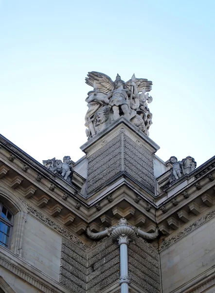 Statua al Museo del Louvre Parigi, Francia — Foto Stock