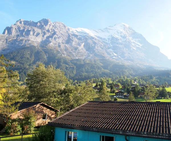 Village view at Jungefrau , Switzerland — Stock Photo, Image