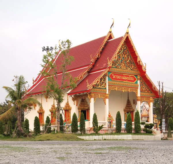 在曼谷，泰国的扫管笏或佛教的寺 — 图库照片