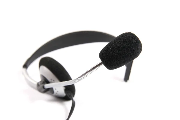 Help desk headset isolated on white background — Stock Photo, Image