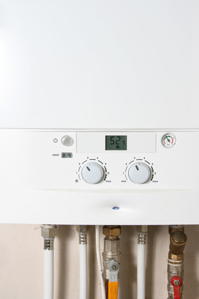 Central gas heating boiler
